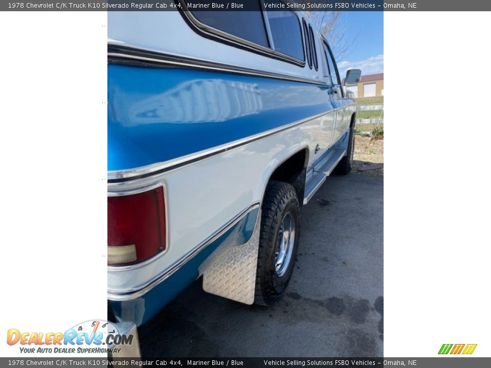 1978 Chevrolet C/K Truck K10 Silverado Regular Cab 4x4 Mariner Blue / Blue Photo #22