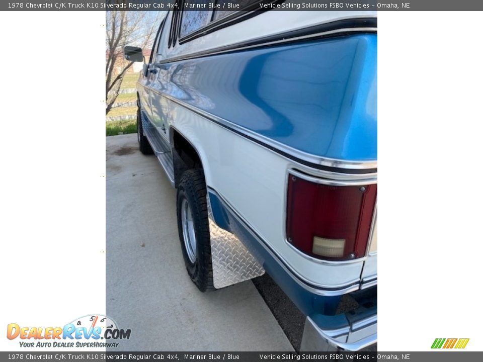 1978 Chevrolet C/K Truck K10 Silverado Regular Cab 4x4 Mariner Blue / Blue Photo #23