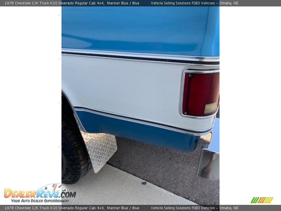 1978 Chevrolet C/K Truck K10 Silverado Regular Cab 4x4 Mariner Blue / Blue Photo #24