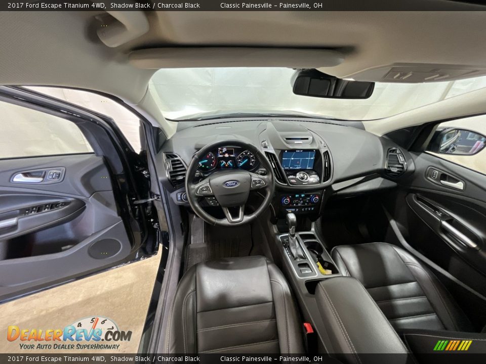2017 Ford Escape Titanium 4WD Shadow Black / Charcoal Black Photo #21