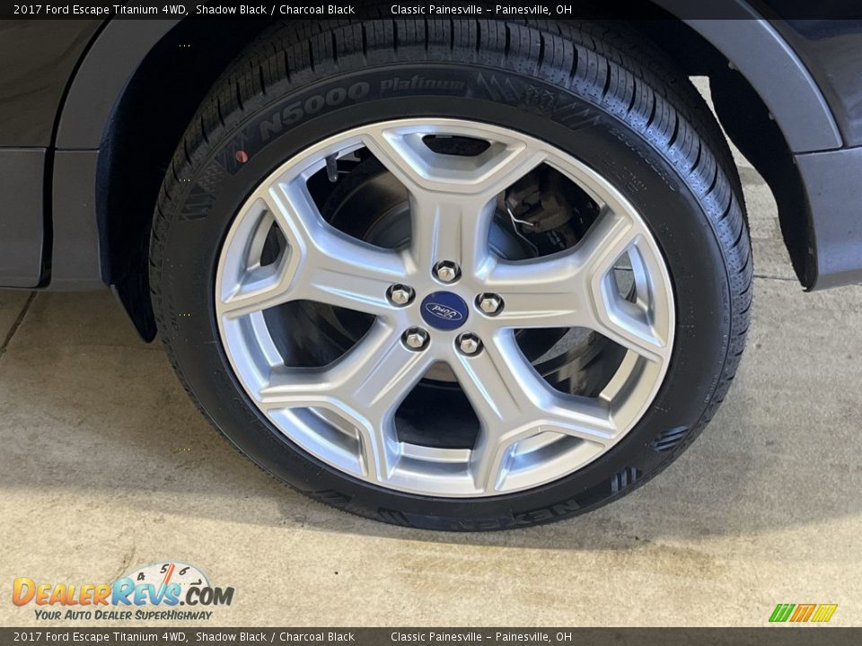 2017 Ford Escape Titanium 4WD Shadow Black / Charcoal Black Photo #32