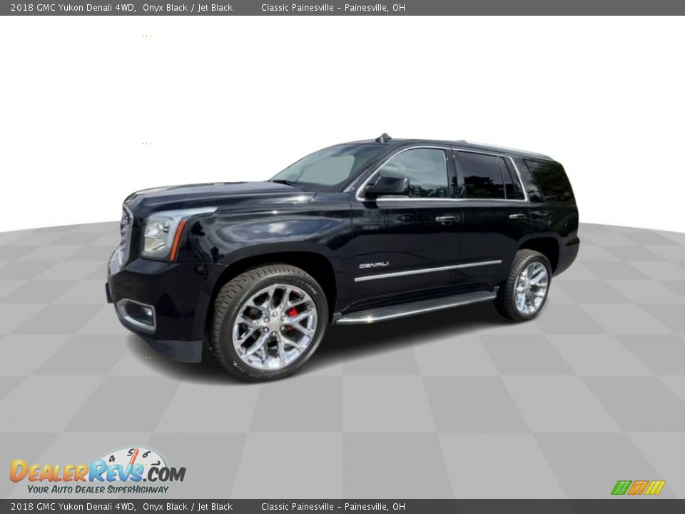 2018 GMC Yukon Denali 4WD Onyx Black / Jet Black Photo #4