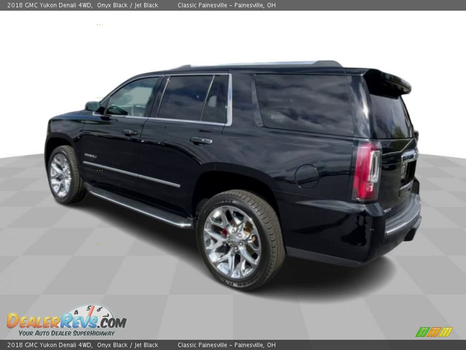 2018 GMC Yukon Denali 4WD Onyx Black / Jet Black Photo #6