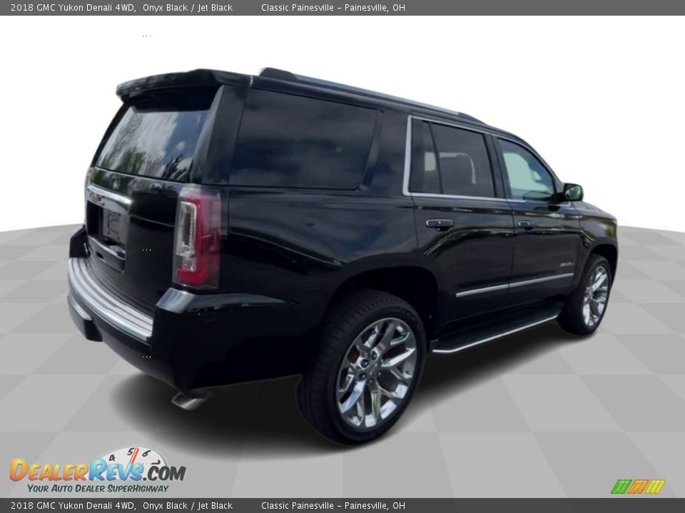 2018 GMC Yukon Denali 4WD Onyx Black / Jet Black Photo #8