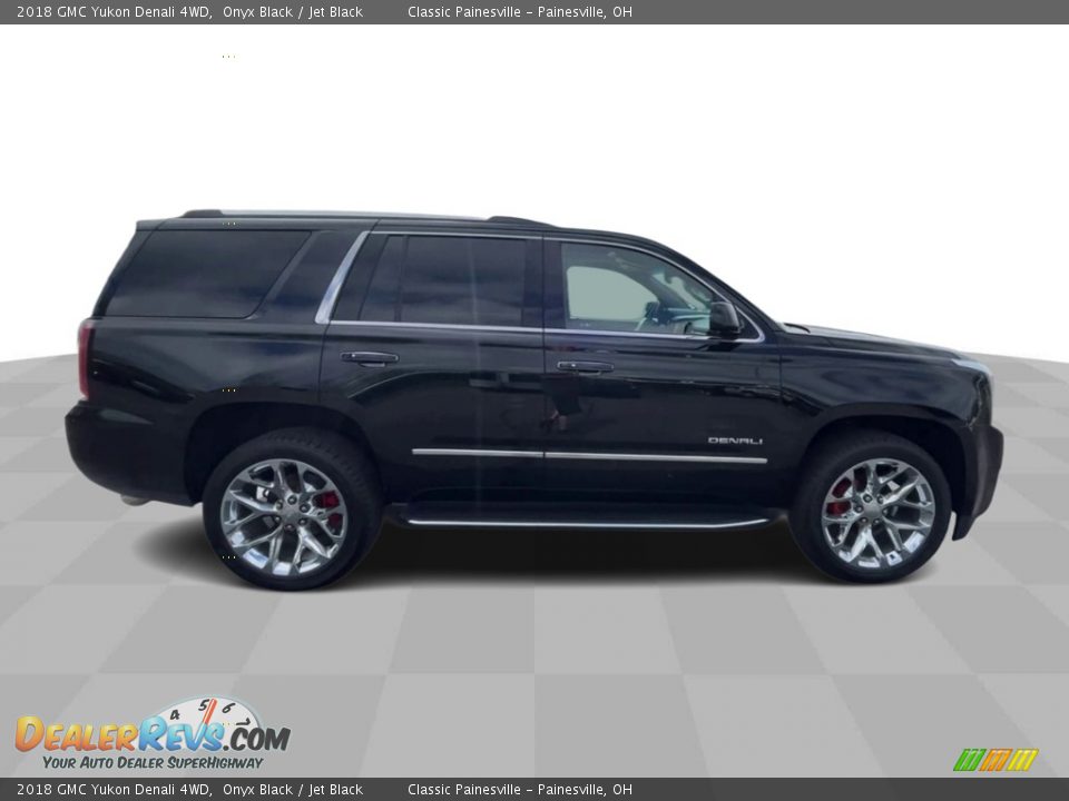 2018 GMC Yukon Denali 4WD Onyx Black / Jet Black Photo #9