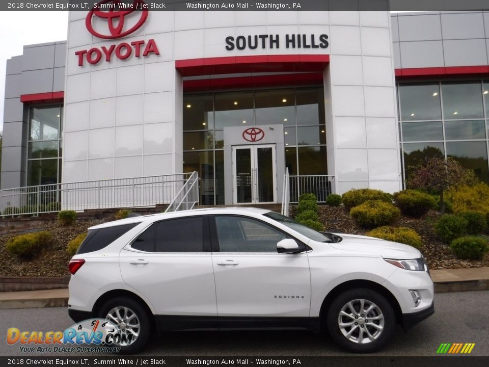 2018 Chevrolet Equinox LT Summit White / Jet Black Photo #2