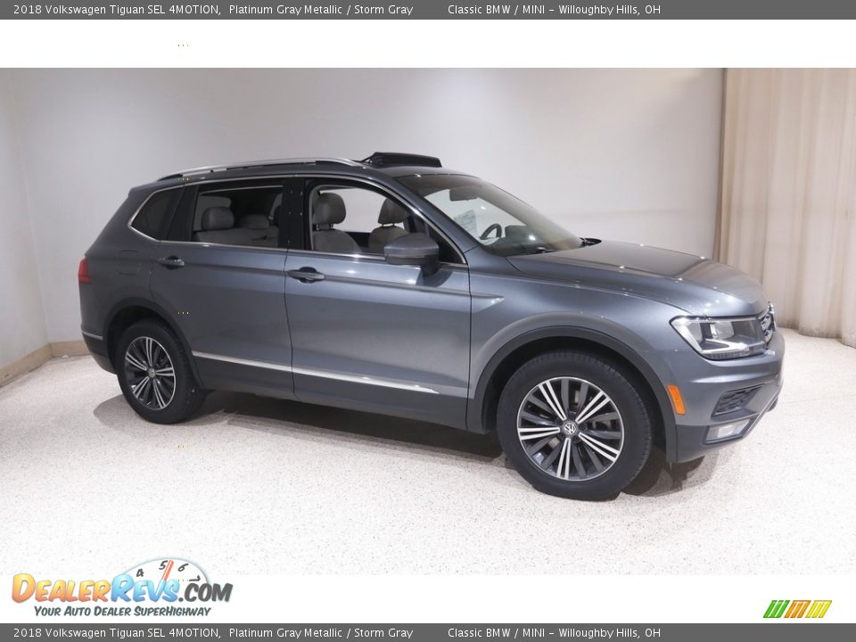 2018 Volkswagen Tiguan SEL 4MOTION Platinum Gray Metallic / Storm Gray Photo #1