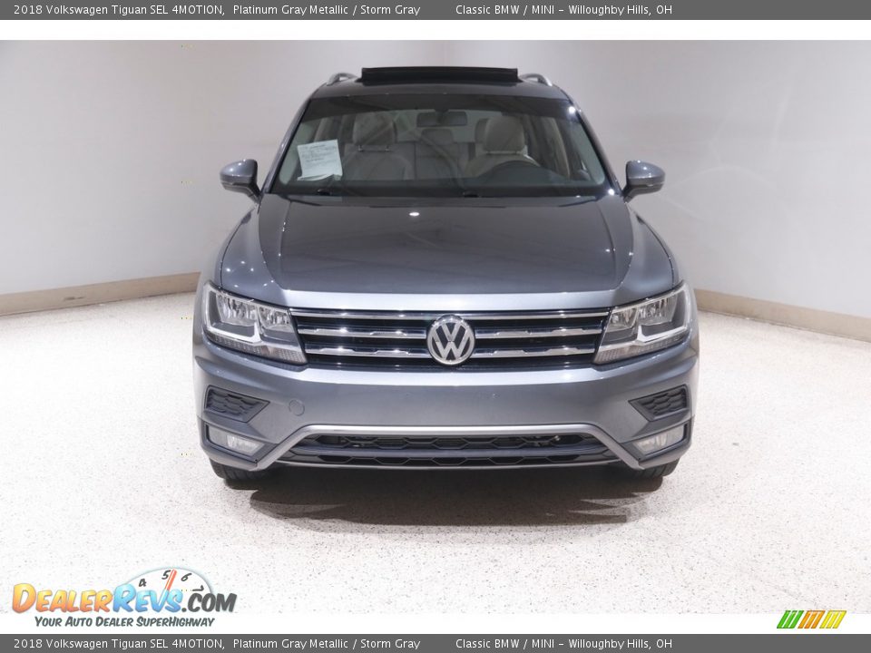 2018 Volkswagen Tiguan SEL 4MOTION Platinum Gray Metallic / Storm Gray Photo #2