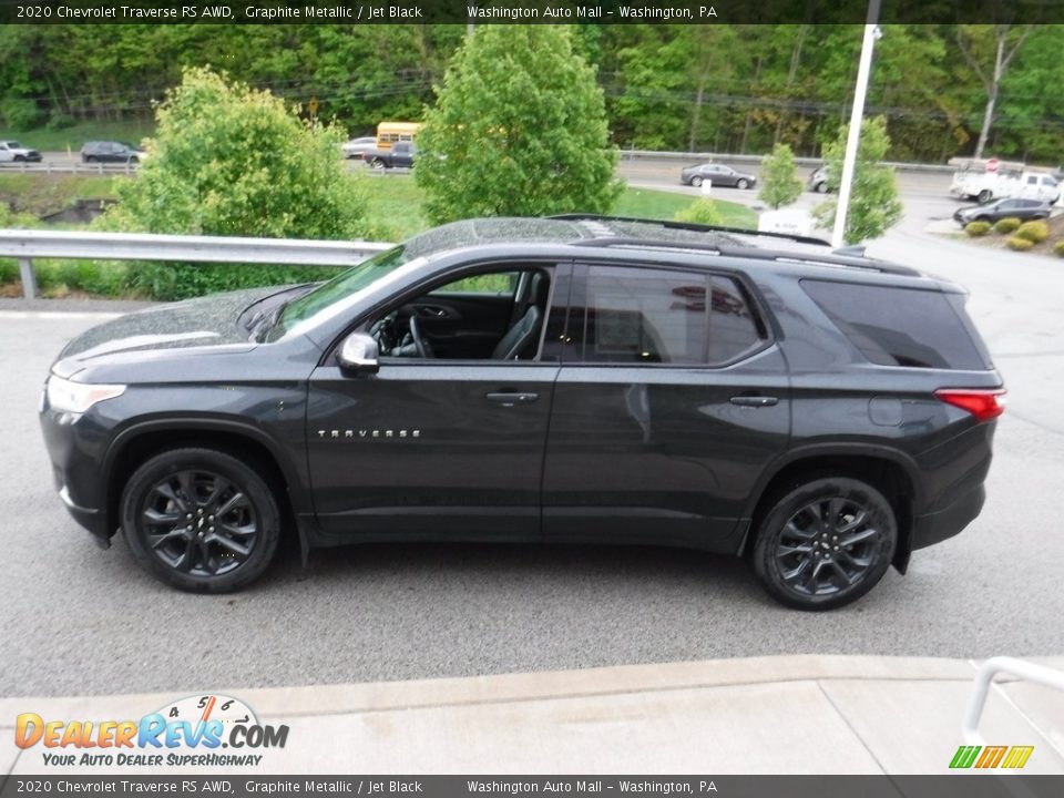 2020 Chevrolet Traverse RS AWD Graphite Metallic / Jet Black Photo #14