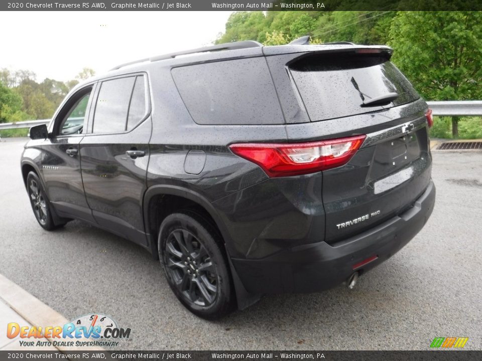 2020 Chevrolet Traverse RS AWD Graphite Metallic / Jet Black Photo #15