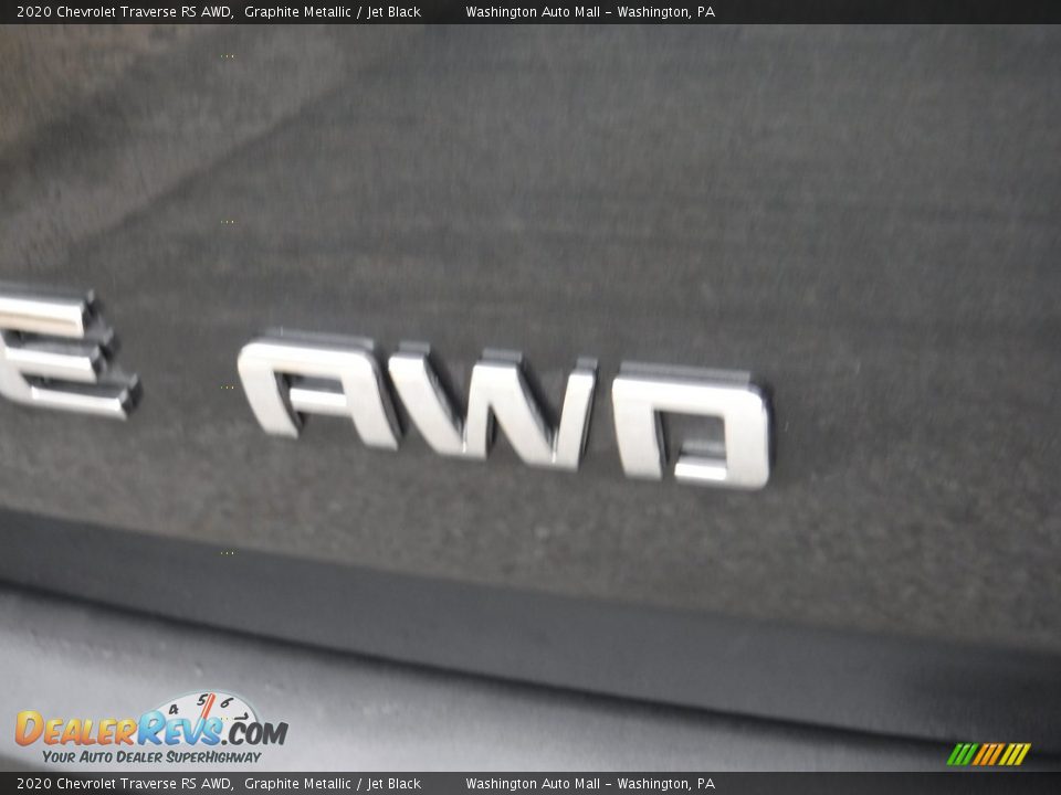 2020 Chevrolet Traverse RS AWD Graphite Metallic / Jet Black Photo #17