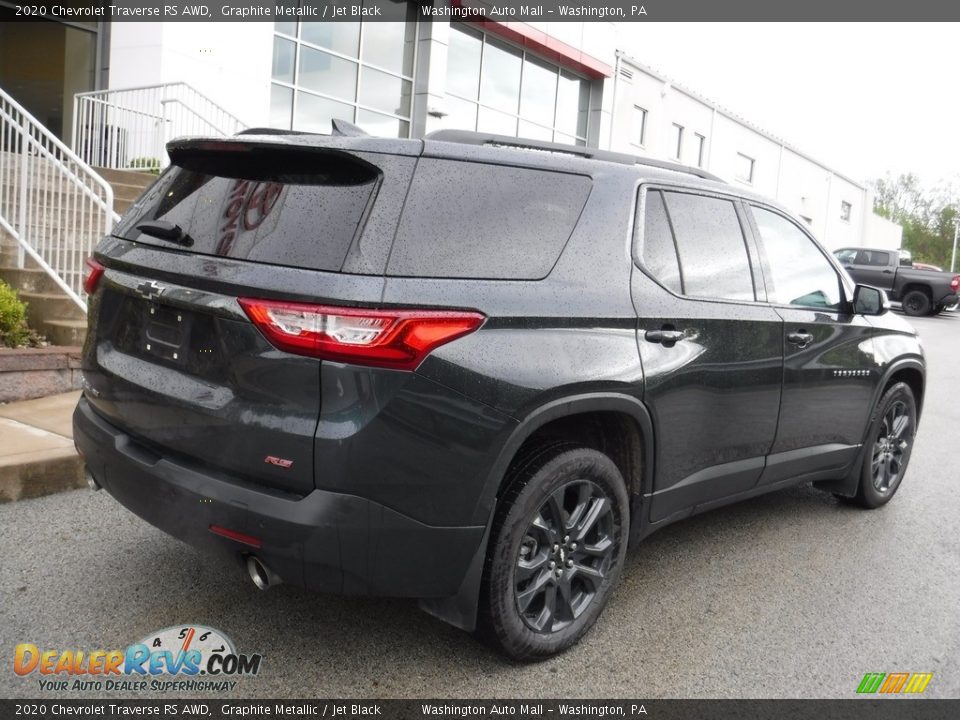 2020 Chevrolet Traverse RS AWD Graphite Metallic / Jet Black Photo #18