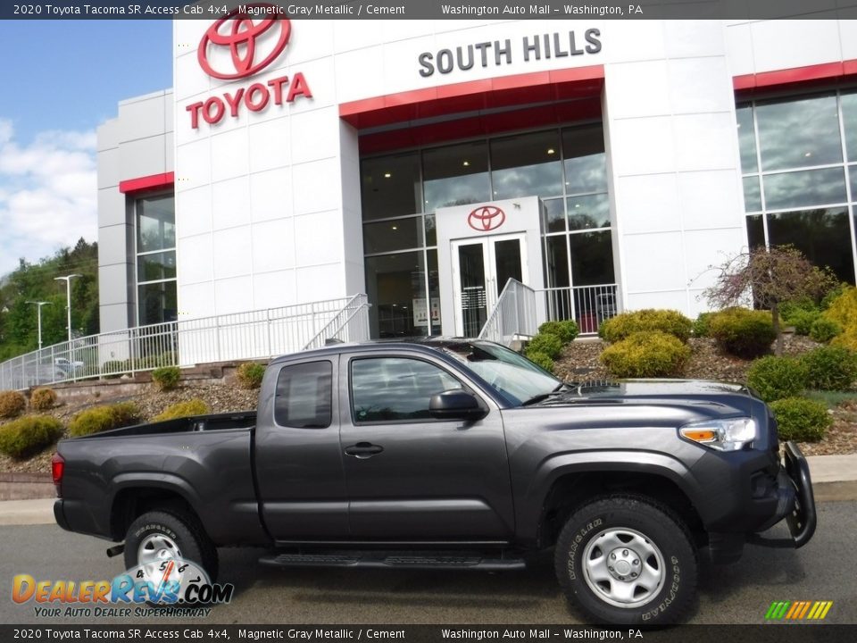 2020 Toyota Tacoma SR Access Cab 4x4 Magnetic Gray Metallic / Cement Photo #2