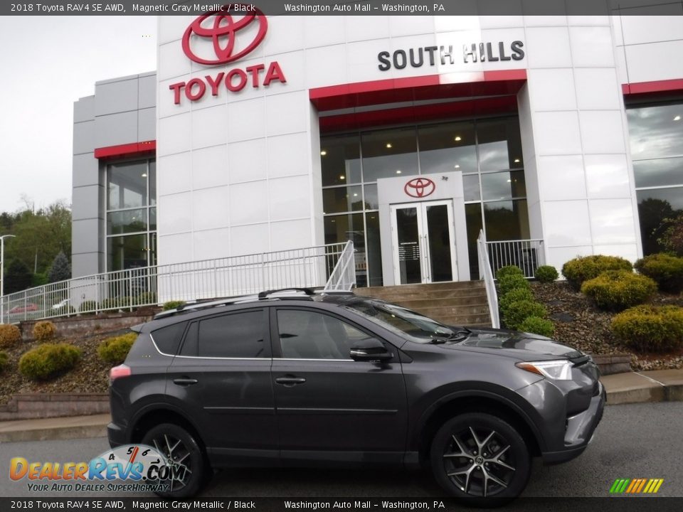 2018 Toyota RAV4 SE AWD Magnetic Gray Metallic / Black Photo #2