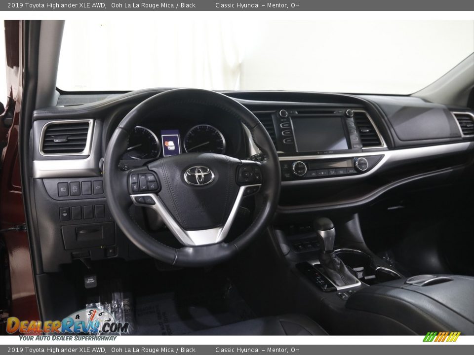2019 Toyota Highlander XLE AWD Ooh La La Rouge Mica / Black Photo #6