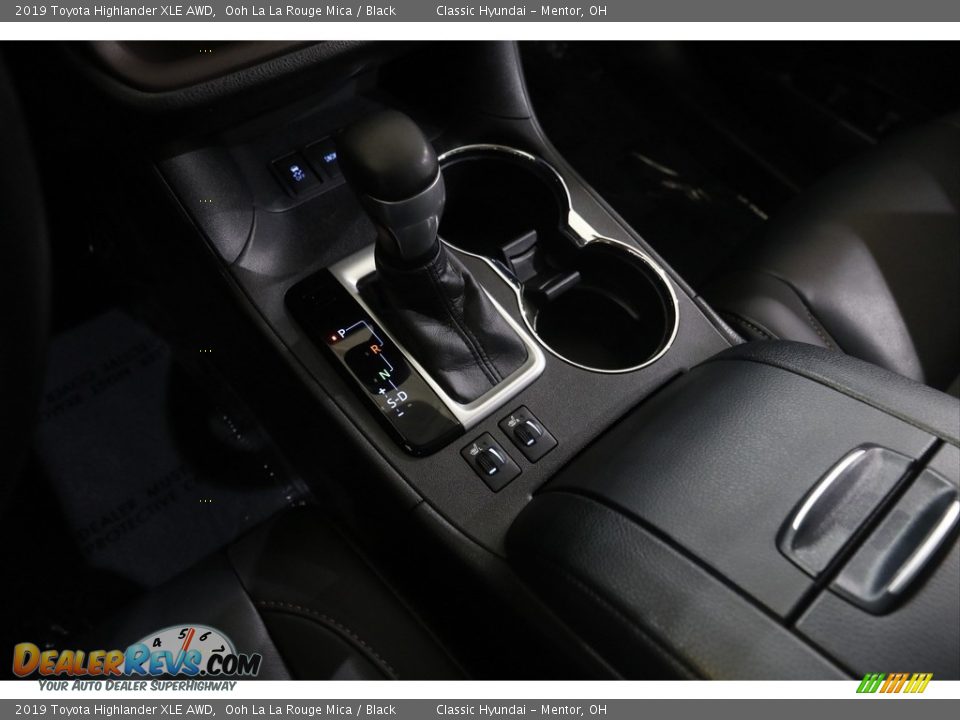 2019 Toyota Highlander XLE AWD Ooh La La Rouge Mica / Black Photo #14