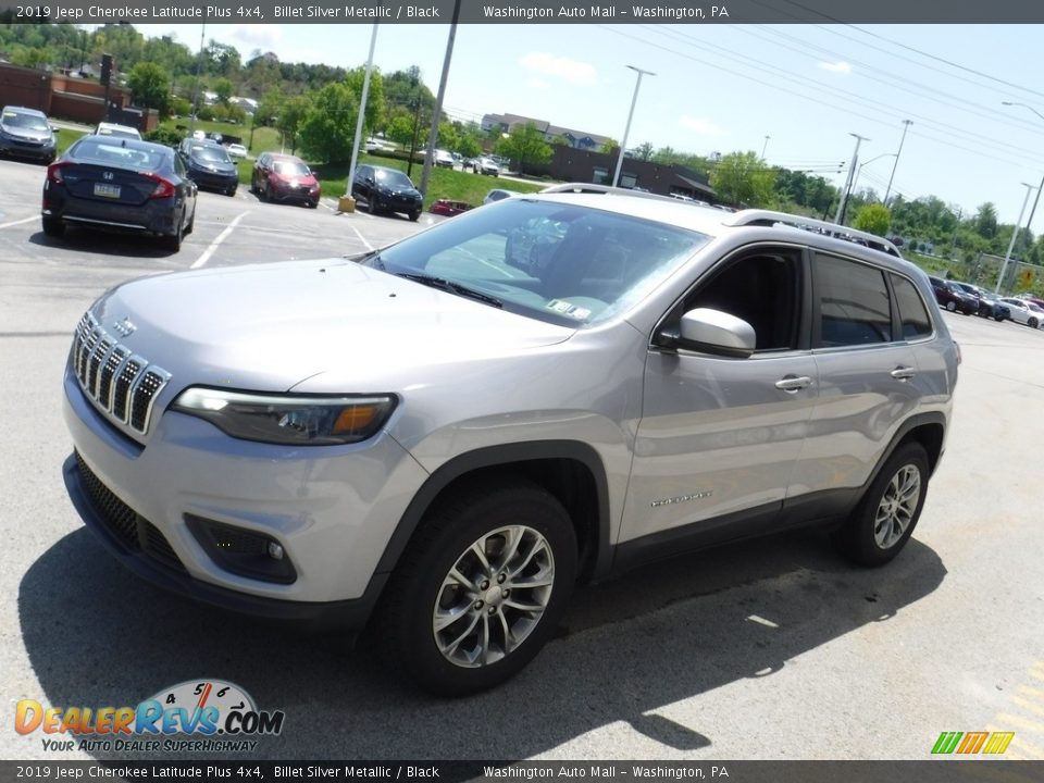 2019 Jeep Cherokee Latitude Plus 4x4 Billet Silver Metallic / Black Photo #5