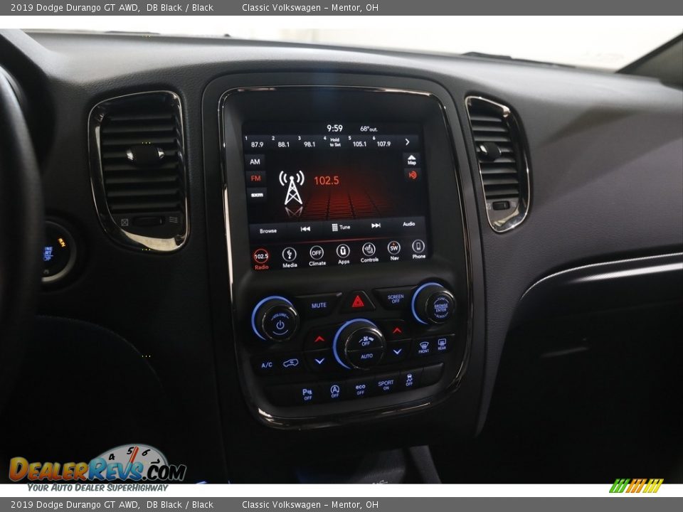 2019 Dodge Durango GT AWD DB Black / Black Photo #9