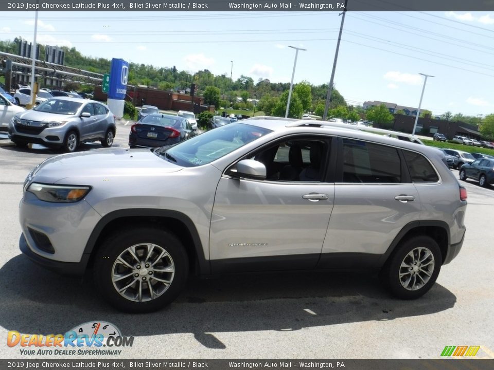 2019 Jeep Cherokee Latitude Plus 4x4 Billet Silver Metallic / Black Photo #6
