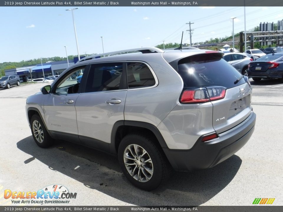 2019 Jeep Cherokee Latitude Plus 4x4 Billet Silver Metallic / Black Photo #7