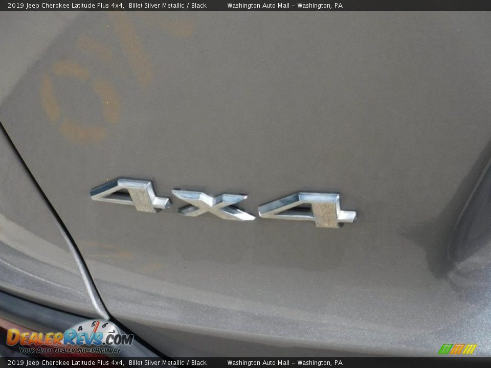2019 Jeep Cherokee Latitude Plus 4x4 Billet Silver Metallic / Black Photo #8