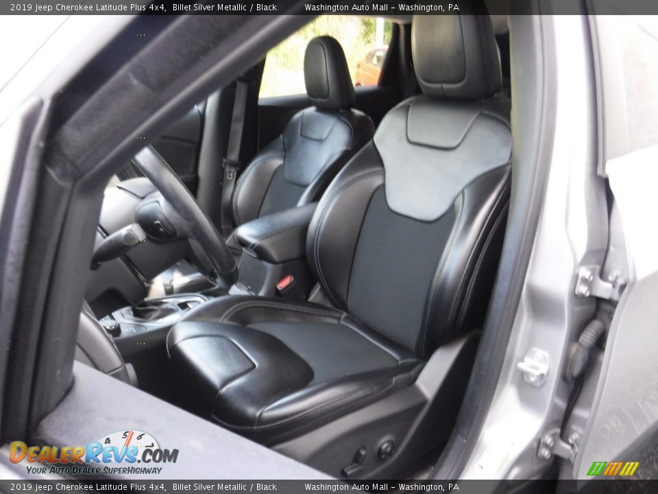 2019 Jeep Cherokee Latitude Plus 4x4 Billet Silver Metallic / Black Photo #11