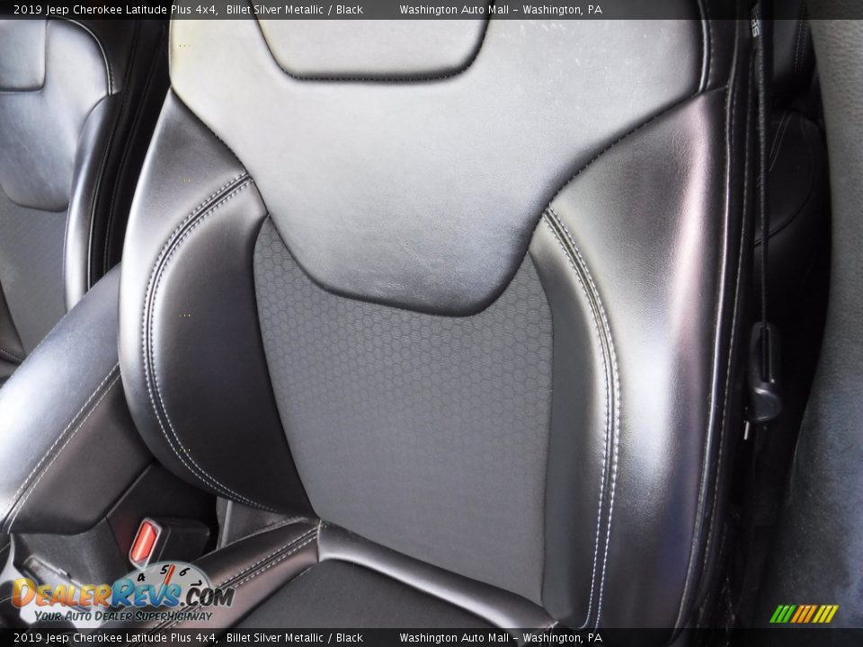 2019 Jeep Cherokee Latitude Plus 4x4 Billet Silver Metallic / Black Photo #13
