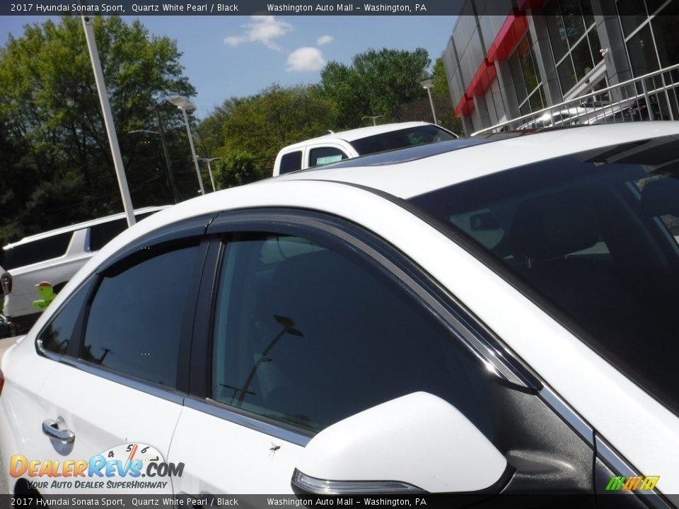 2017 Hyundai Sonata Sport Quartz White Pearl / Black Photo #12