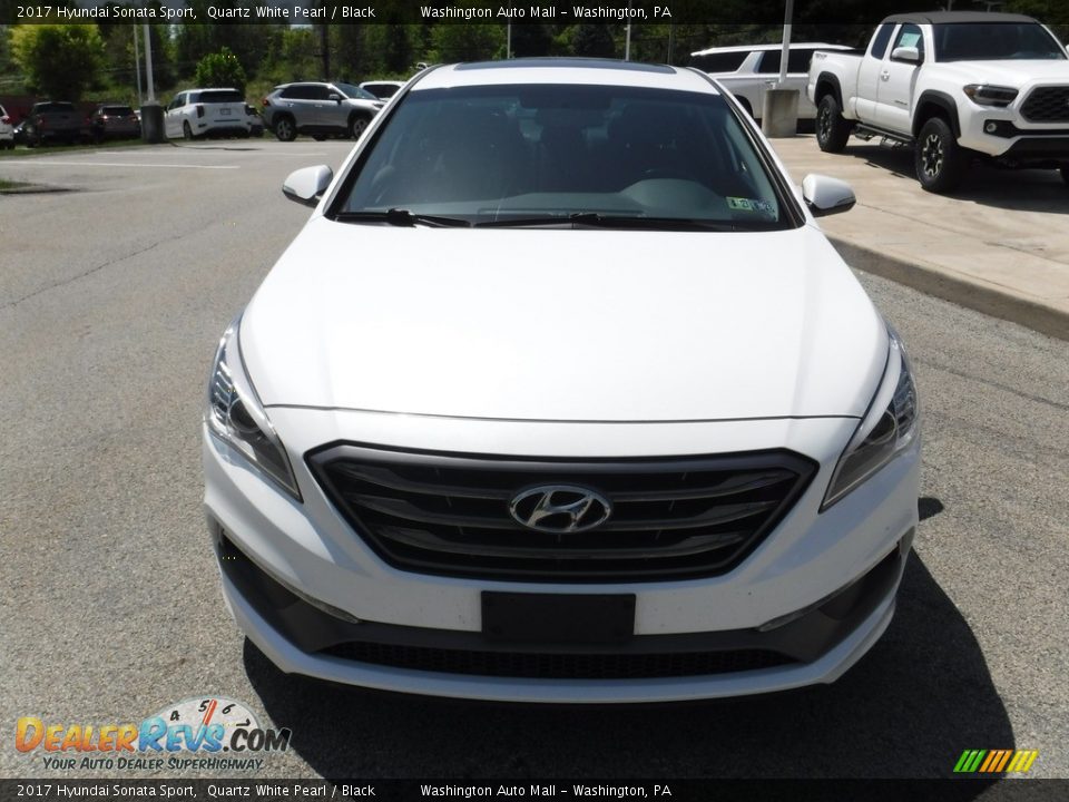 2017 Hyundai Sonata Sport Quartz White Pearl / Black Photo #13