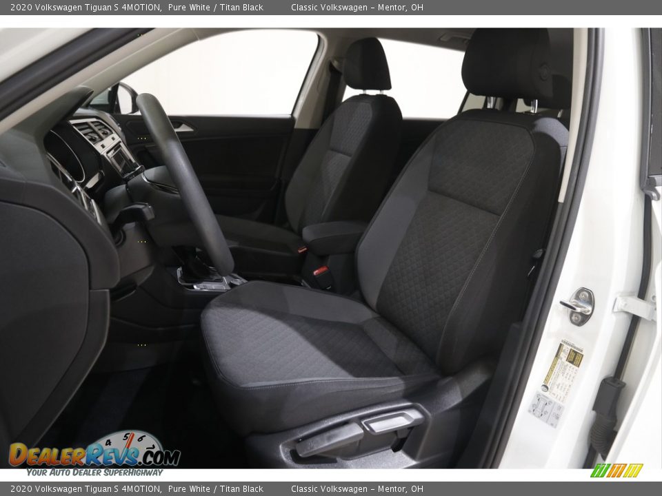 2020 Volkswagen Tiguan S 4MOTION Pure White / Titan Black Photo #5