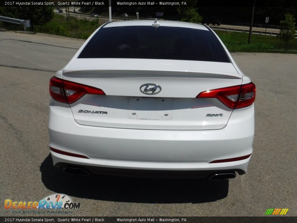 2017 Hyundai Sonata Sport Quartz White Pearl / Black Photo #16