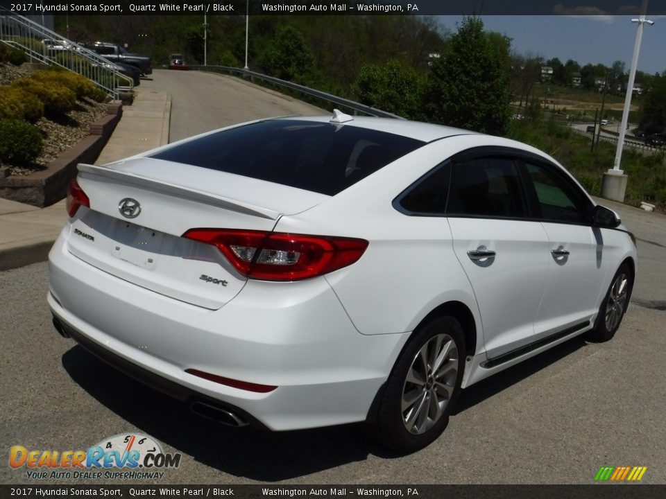 2017 Hyundai Sonata Sport Quartz White Pearl / Black Photo #17