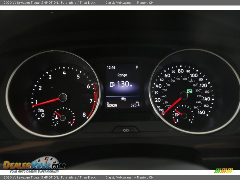 2020 Volkswagen Tiguan S 4MOTION Pure White / Titan Black Photo #8