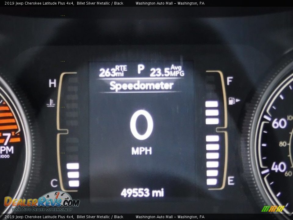 2019 Jeep Cherokee Latitude Plus 4x4 Billet Silver Metallic / Black Photo #32
