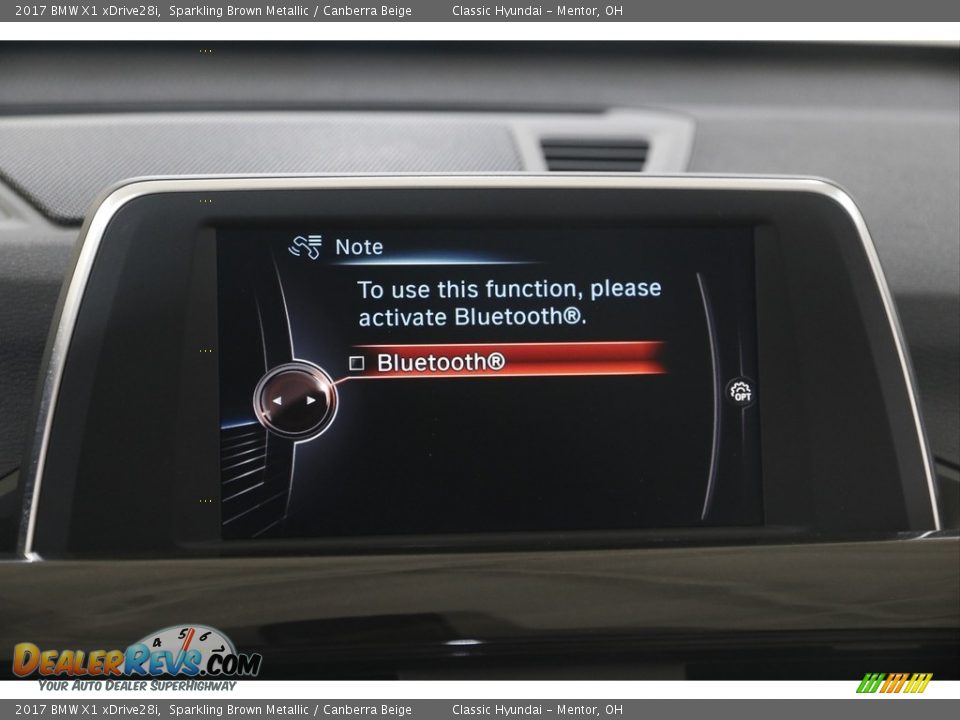 2017 BMW X1 xDrive28i Sparkling Brown Metallic / Canberra Beige Photo #11