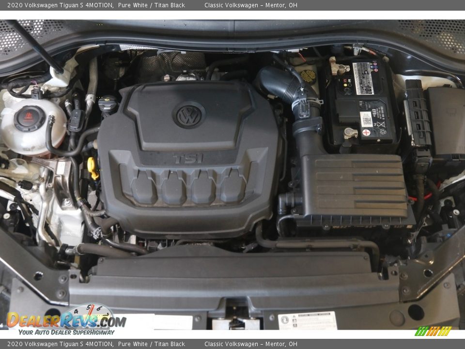 2020 Volkswagen Tiguan S 4MOTION Pure White / Titan Black Photo #18