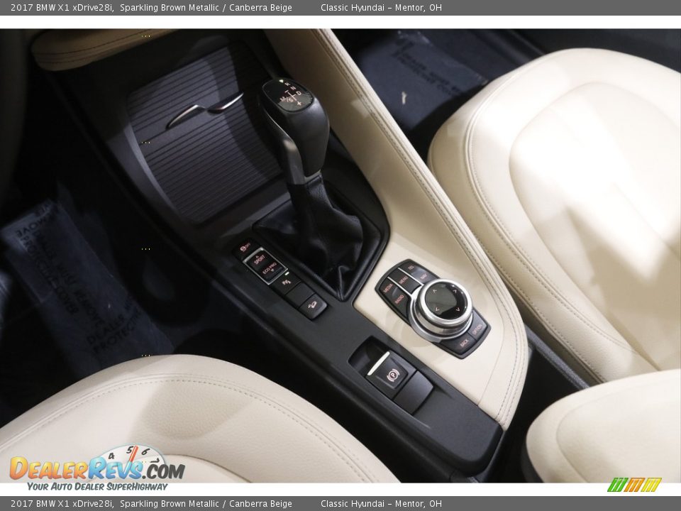 2017 BMW X1 xDrive28i Sparkling Brown Metallic / Canberra Beige Photo #15
