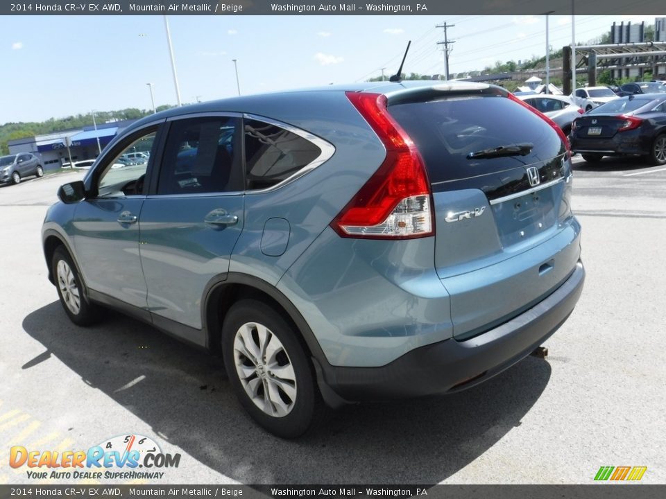 2014 Honda CR-V EX AWD Mountain Air Metallic / Beige Photo #7