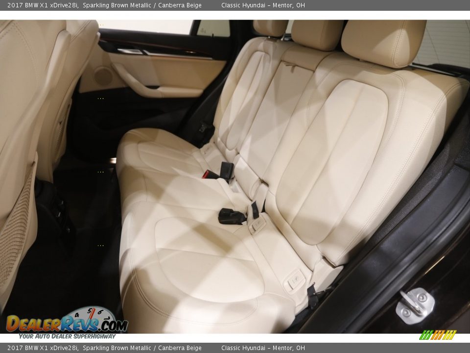 2017 BMW X1 xDrive28i Sparkling Brown Metallic / Canberra Beige Photo #19