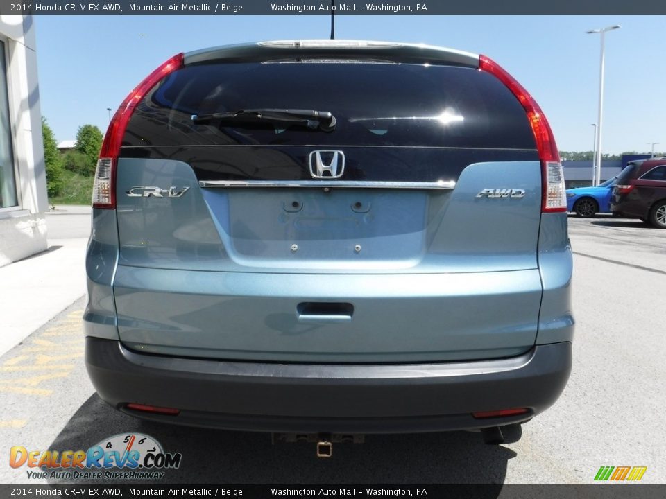 2014 Honda CR-V EX AWD Mountain Air Metallic / Beige Photo #8