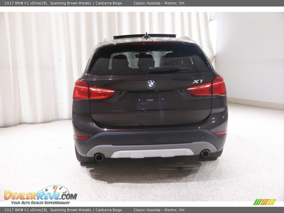 2017 BMW X1 xDrive28i Sparkling Brown Metallic / Canberra Beige Photo #20