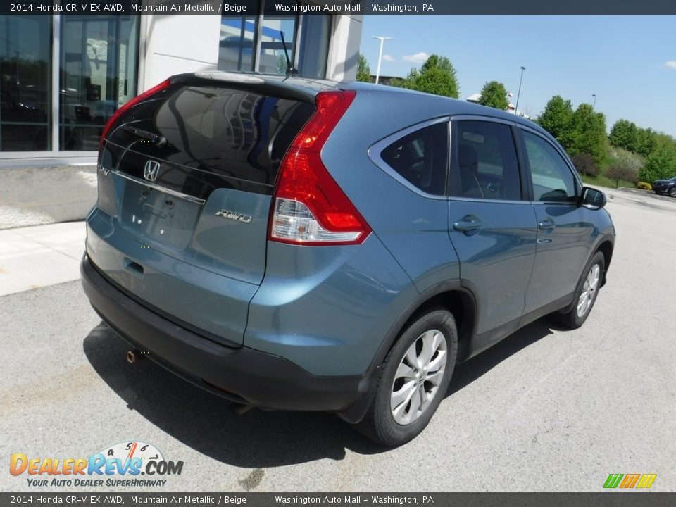2014 Honda CR-V EX AWD Mountain Air Metallic / Beige Photo #9