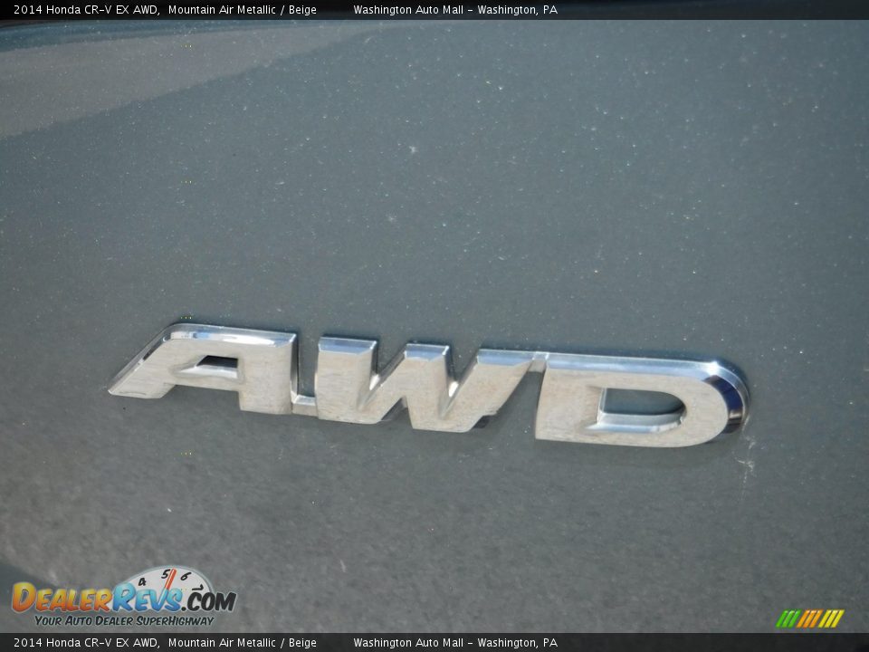 2014 Honda CR-V EX AWD Mountain Air Metallic / Beige Photo #10