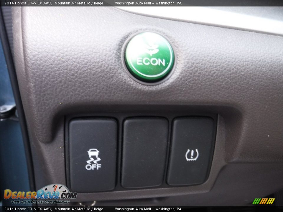 2014 Honda CR-V EX AWD Mountain Air Metallic / Beige Photo #14