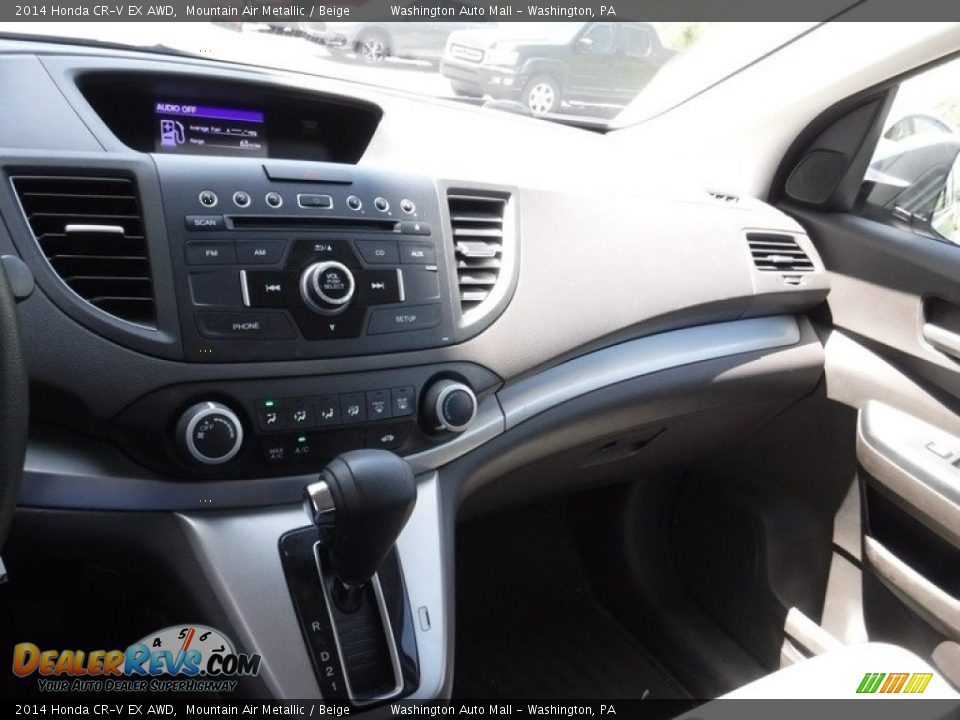 2014 Honda CR-V EX AWD Mountain Air Metallic / Beige Photo #16