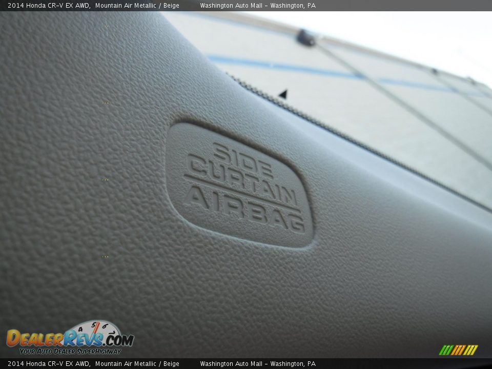 2014 Honda CR-V EX AWD Mountain Air Metallic / Beige Photo #18