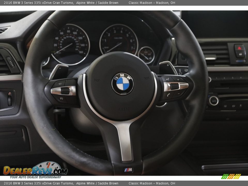 2016 BMW 3 Series 335i xDrive Gran Turismo Steering Wheel Photo #7