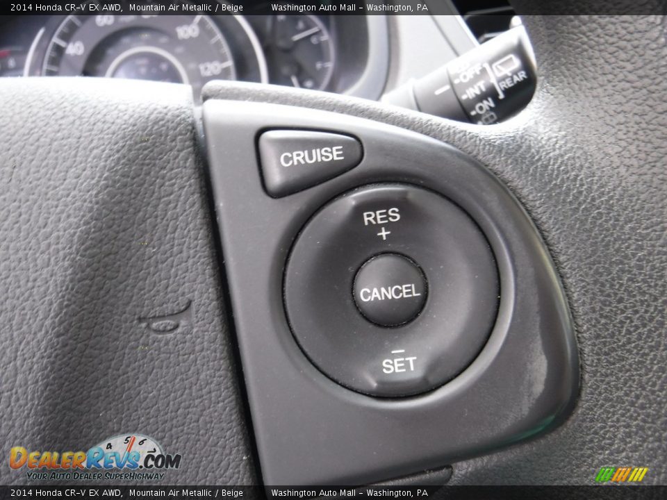 2014 Honda CR-V EX AWD Mountain Air Metallic / Beige Photo #21