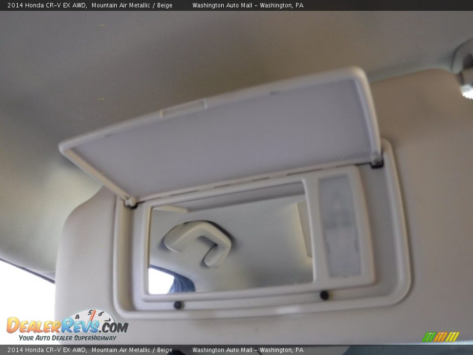 2014 Honda CR-V EX AWD Mountain Air Metallic / Beige Photo #24