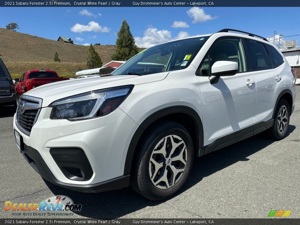 Crystal White Pearl 2021 Subaru Forester 2.5i Premium Photo #3